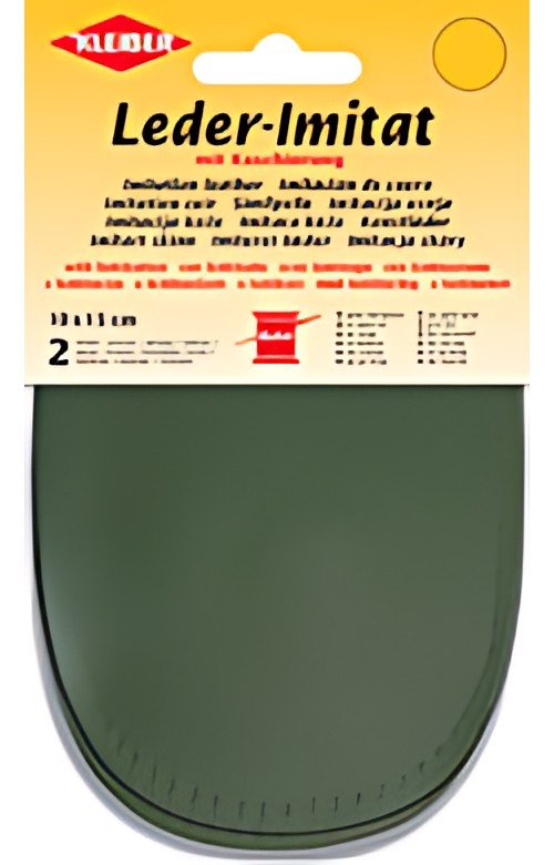 KLEIBER Patch imitation cuir avec doublure, olive