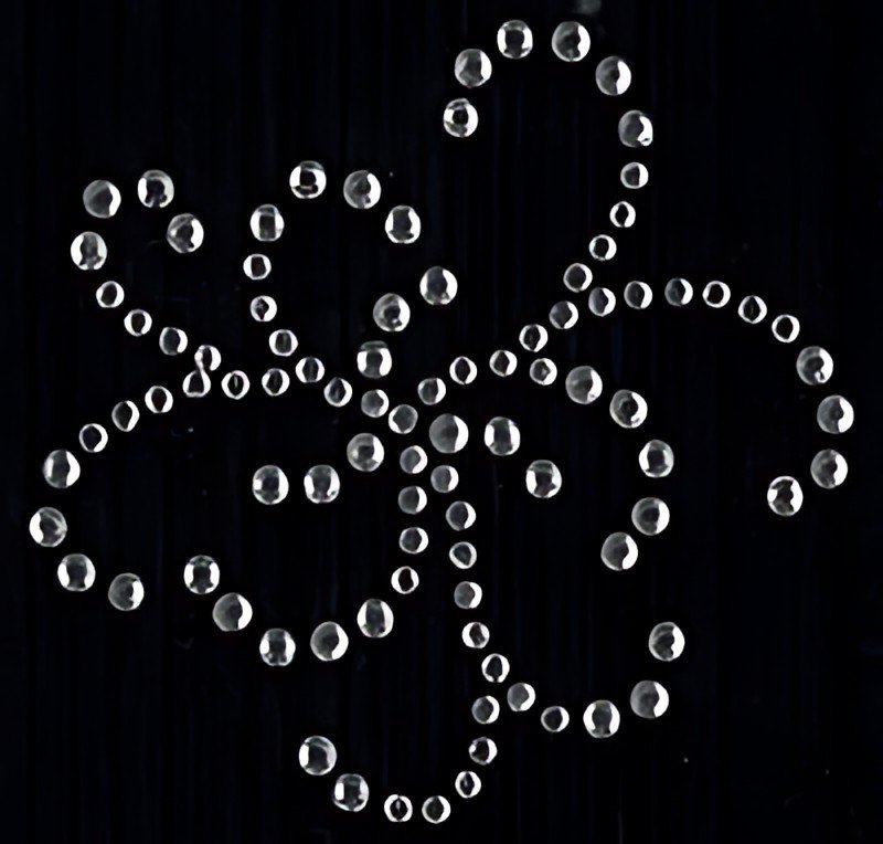 KLEIBER Application strass "Fleur fantaisie 1"