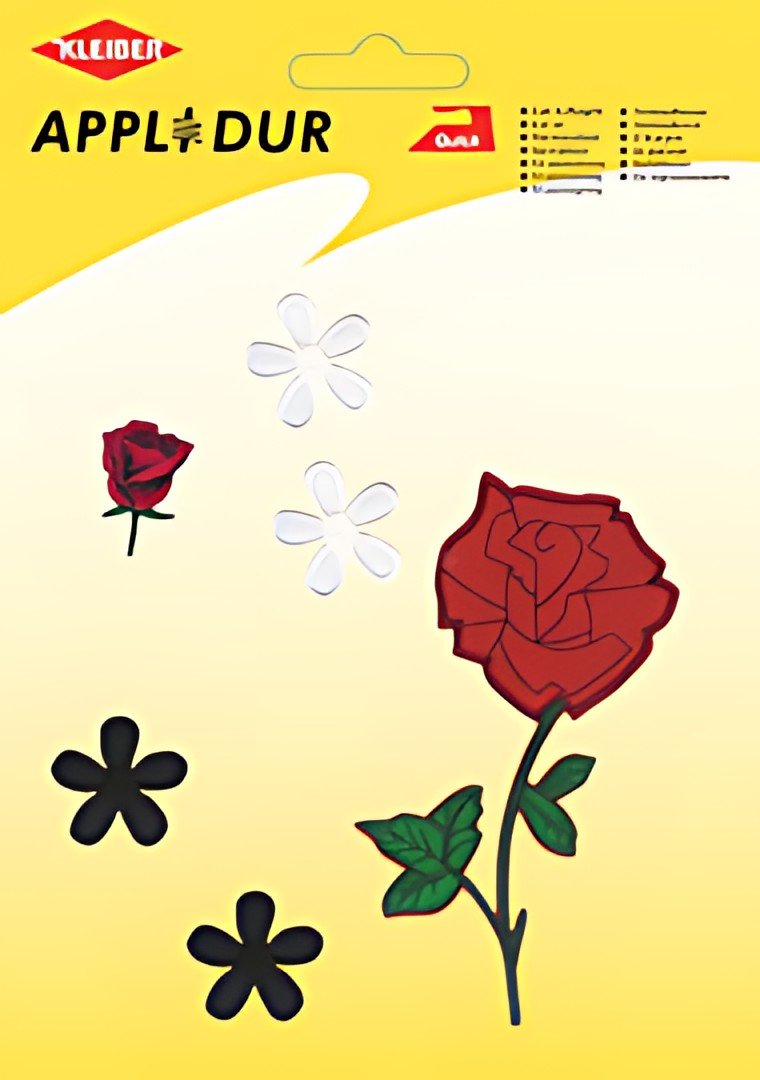 KLEIBER Assortiment d'applications "Flowers 1", 6 motifs