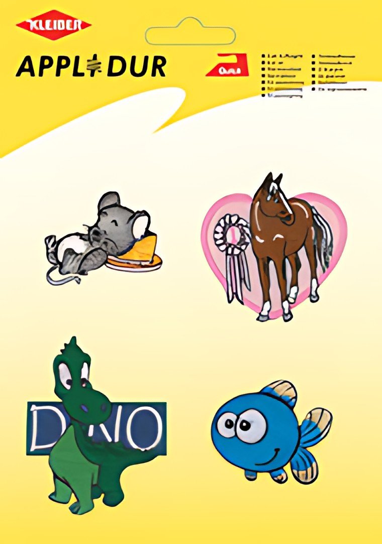 KLEIBER Assortiment d'applications "Cartoon animal"