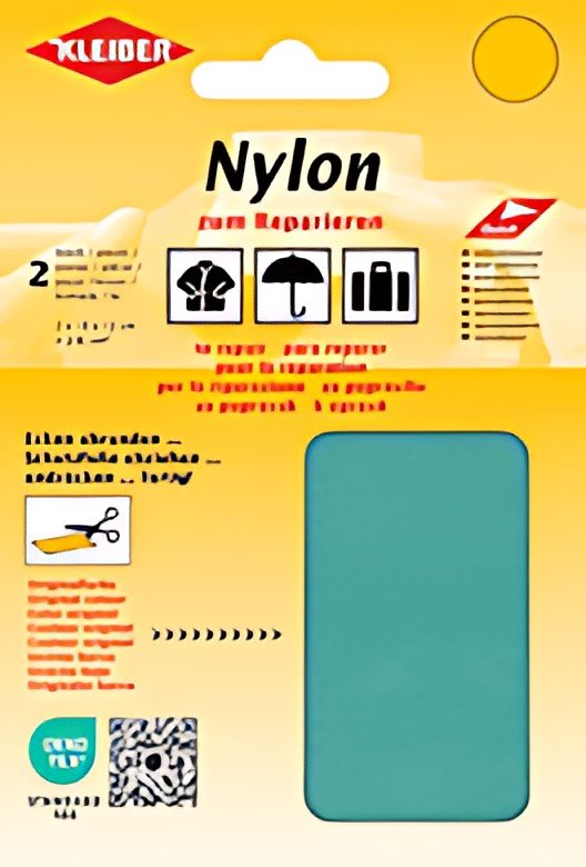 KLEIBER Pièce de réparation nylon, autocollant, turquoise