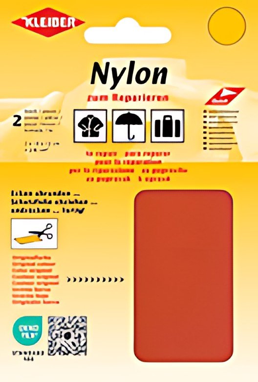 KLEIBER Pièce de réparation nylon, autocollant, orange