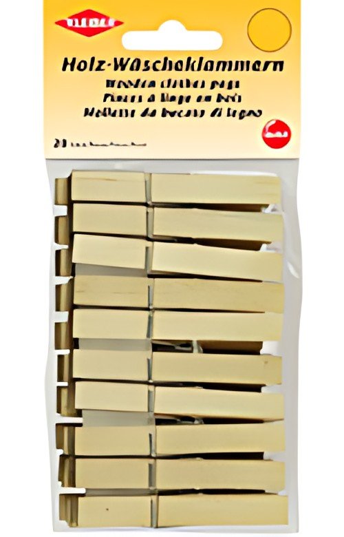 KLEIBER Pince à linge, en bois, longueur: 20 mm