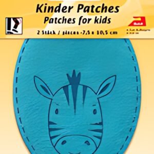 KLEIBER Application "Zèbre", bleu clair, blister de 2