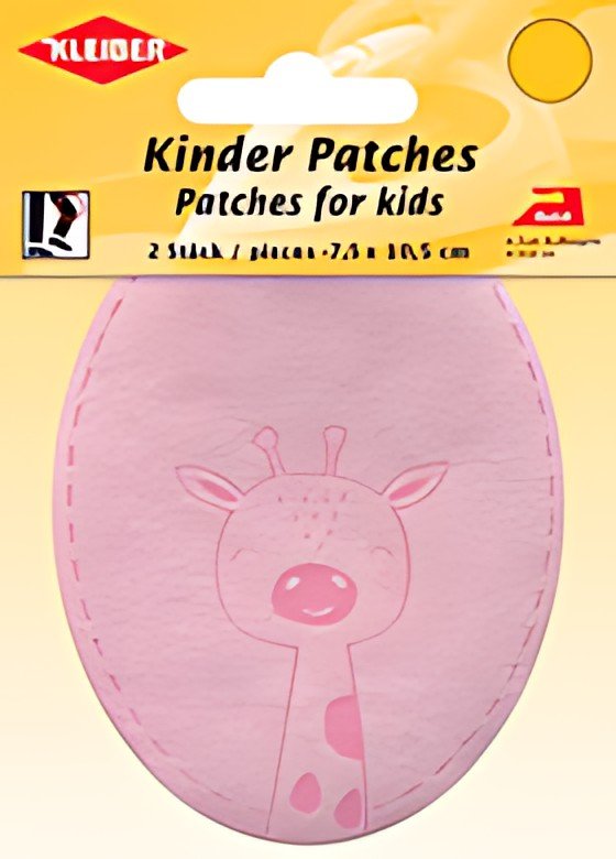 KLEIBER Application "Girafe", rose, blister de 2
