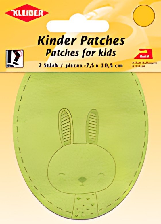KLEIBER Application "Lapin", vert clair, blister de 2