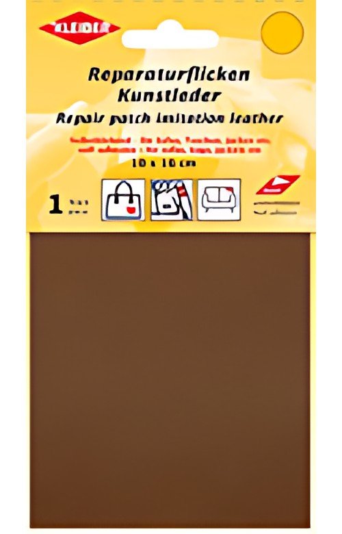 KLEIBER Pièce de réparation, similicuir, autocollant, marron