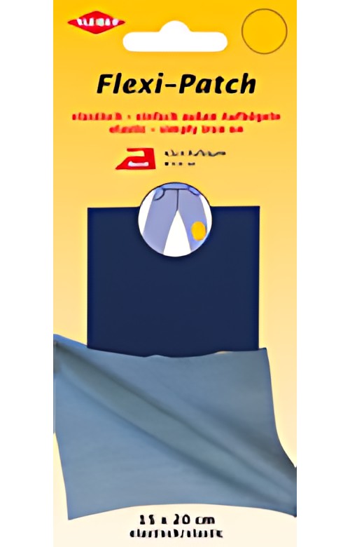 KLEIBER Patch thermocollant, repassage extérieur, bleu