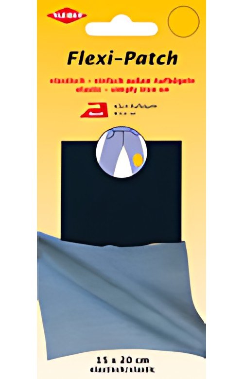 KLEIBER Patch thermocollant, repassage extérieur, bleu foncé