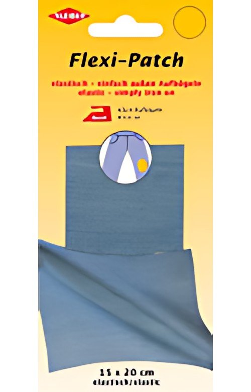 KLEIBER Patch thermocollant, repassage extérieur, jean clair