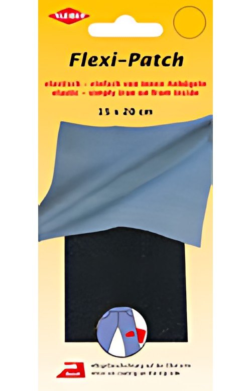 KLEIBER Patch thermocollant, repassage intérieur, jean foncé