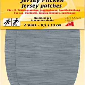KLEIBER Patch thermocollant jersey, gris clair chiné