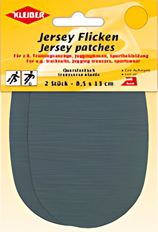 KLEIBER Patch thermocollant jersey, gris