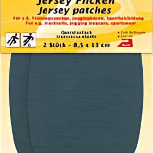 KLEIBER Patch thermocollant jersey, gris foncé