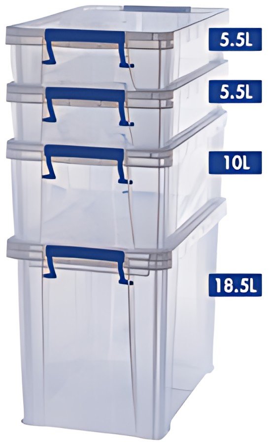 Fellowes Boîte de rangement ProStore Bonus Set 5, set de 4