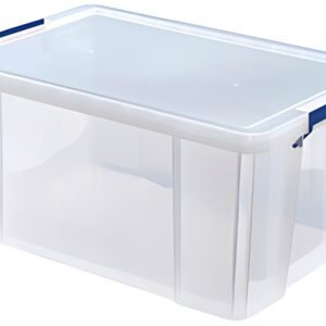 Fellowes Boîte de rangement ProStore, 70 litres, transparent