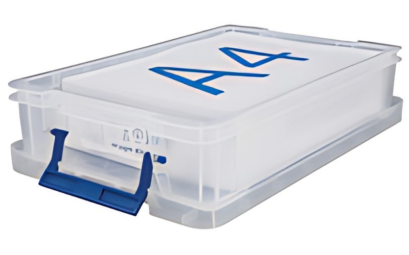 Fellowes Boîte de rangement ProStore, 5,5 litres,transparent
