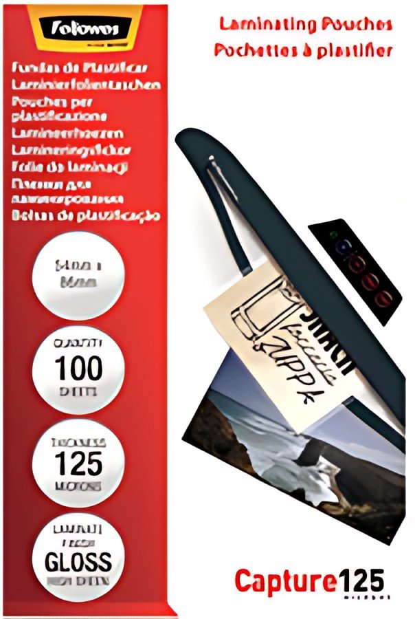 Fellowes Pochette de plastification, 75 x 105 mm
