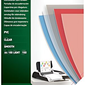 Fellowes Couverture, A4, PVC, 0,30 mm, transparent