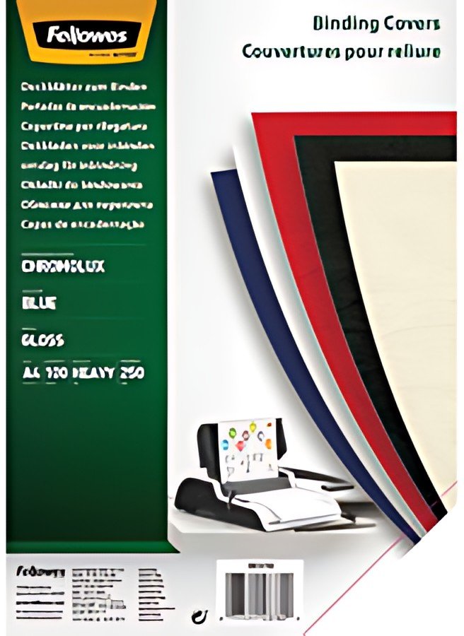 Fellowes Couverture Chromolux, brillante, A4, rouge