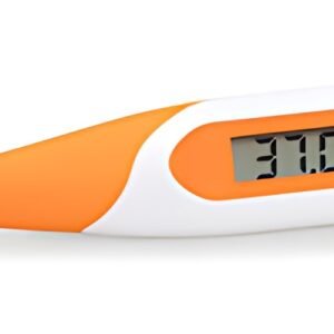 HARO Thermomètre, pointe flexible, blanc/orange