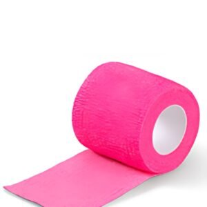 HARO Bande de fixation élastique, 50 mm x 4,5 m, rose vif