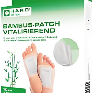 HARO Patch à base de bambou, plante des pieds, blanc