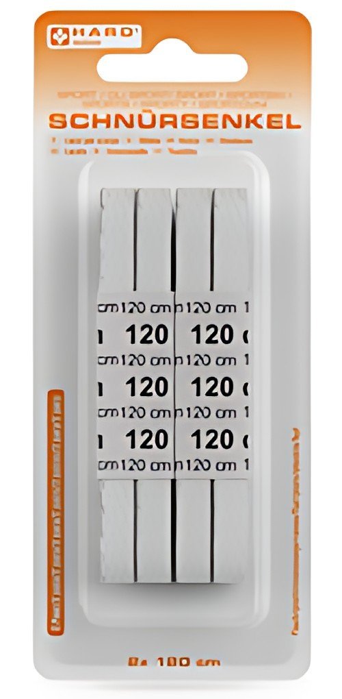 HARO Lacets Sport, plat, 1200 mm, blanc
