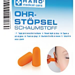 HARO Bouchon d'oreille en mousse, orange