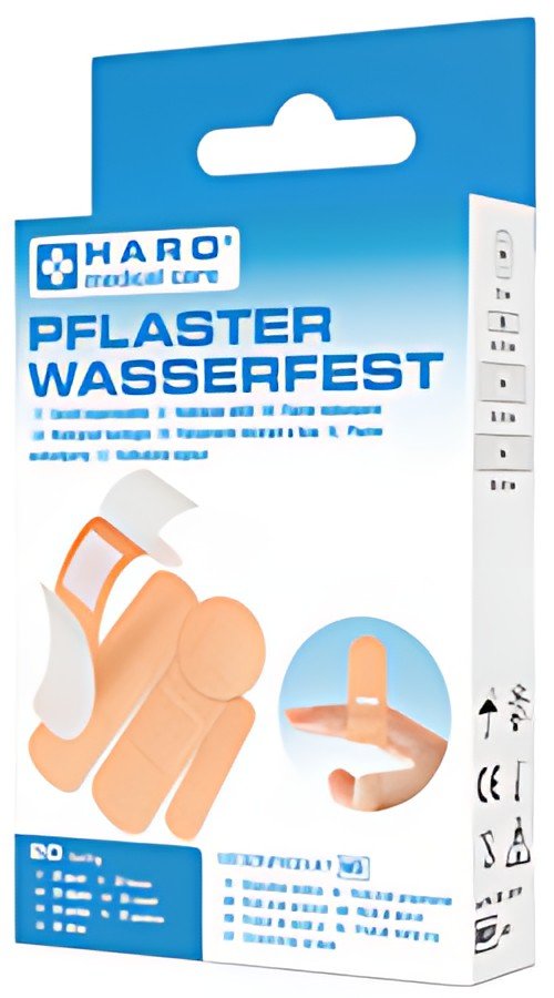 HARO Pansement imperméable, beige, pack de 20