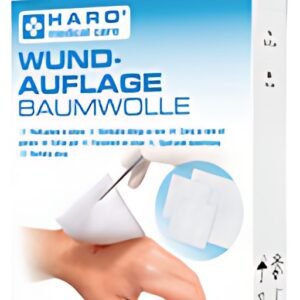 HARO Pansement, en coton, blanc, pack de 3