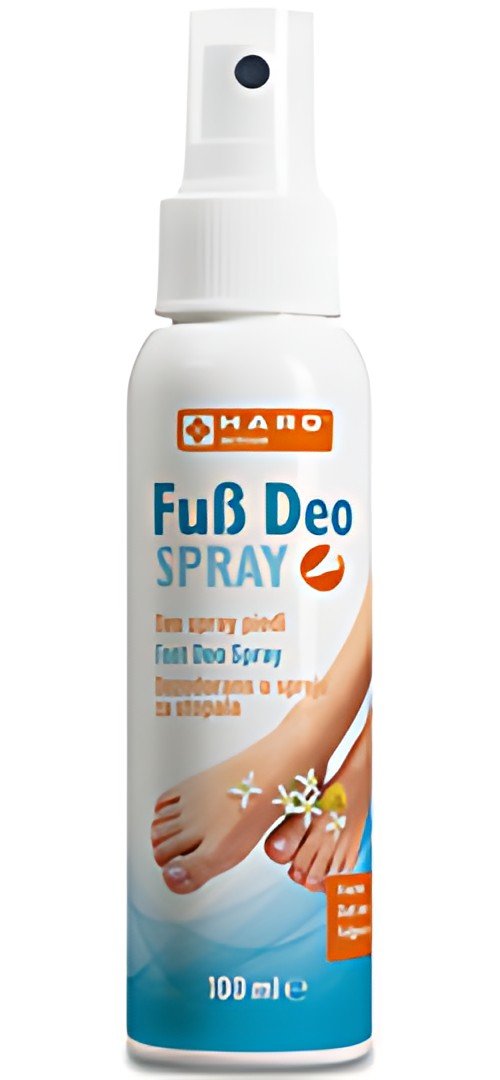 HARO Spray déodorant pour les pieds, vaporisateur de 100 ml