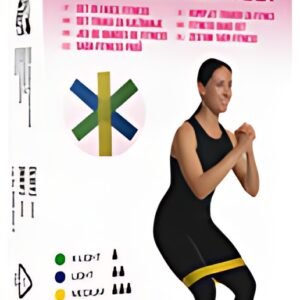 HARO Set de bandes de fitness, léger - medium, set de 3