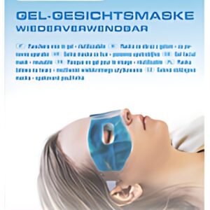 HARO Masque gel pour le visage, réutilisable, bleu