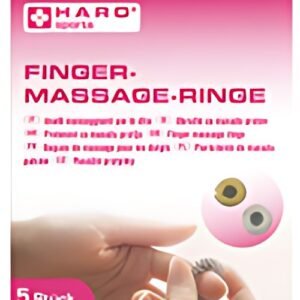 HARO Bague de massage pour les doigts, en acier au carbone