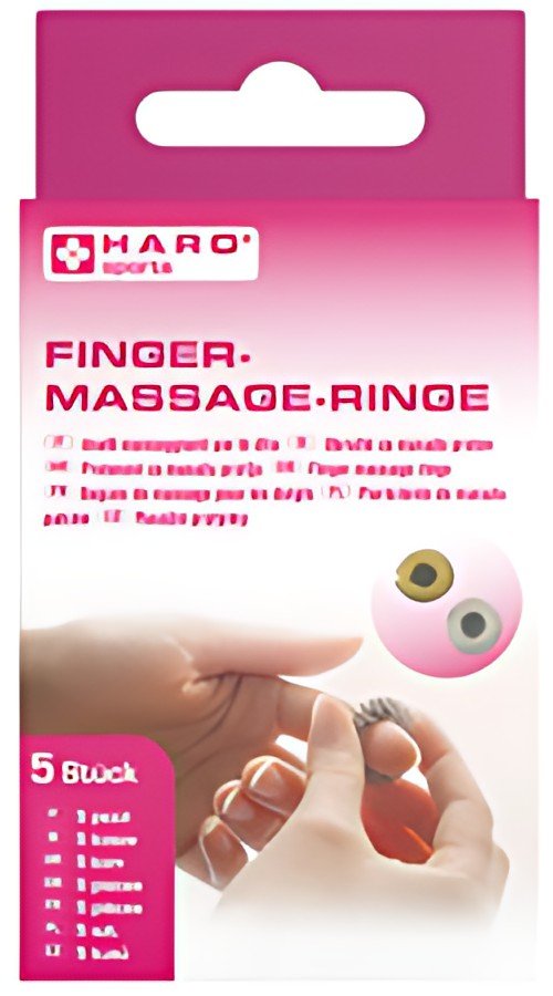 HARO Bague de massage pour les doigts, en acier au carbone