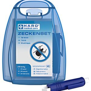 HARO Kit anti-tiques, 24 pièces, boîte de transport bleue