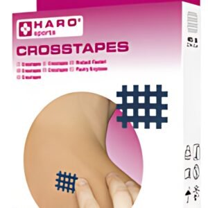 HARO Crosstape/pansement grillagé, taille: S, bleu