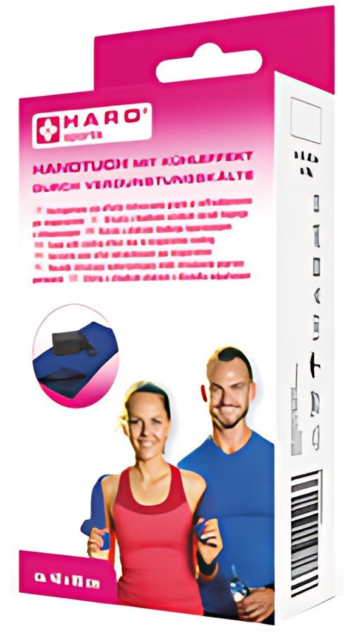 HARO Serviette à effet rafraîchissant par évaporation, bleu