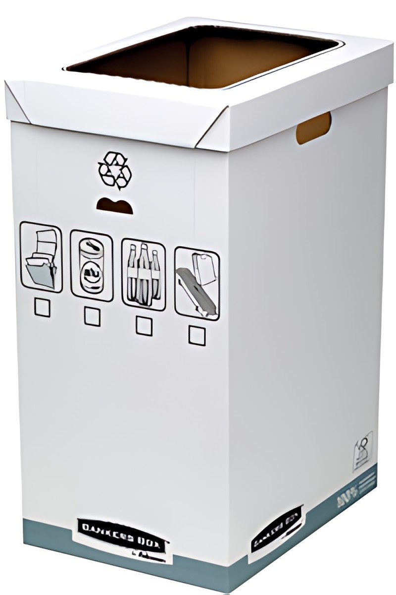 Fellowes BANKERS BOX SYSTEM Collecteur de recyclage, blanc