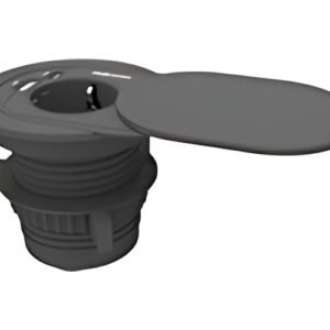 Prise de table encastrable Fellowes Power Spot, type F, noire