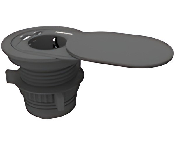 Prise de table encastrable Fellowes Power Spot, type F, noire