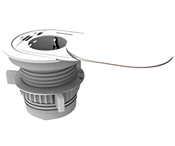 Prise de table encastrable Fellowes Power Spot, type F, blanche