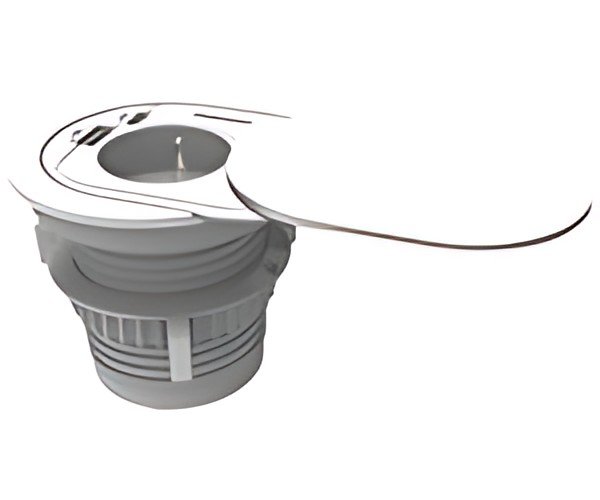 Fellowes Prise encastrée pour table Power Spot type E, blanc