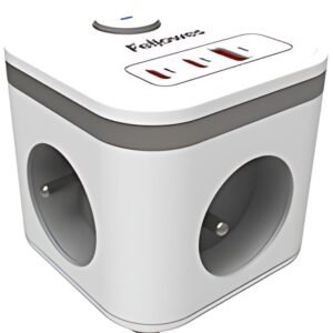 Fellowes Cube multiprise Power Cube, type E, blanc