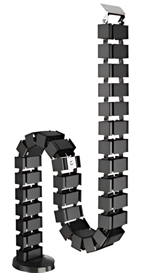 Fellowes Chemin de câble flexible CableSpine, noir