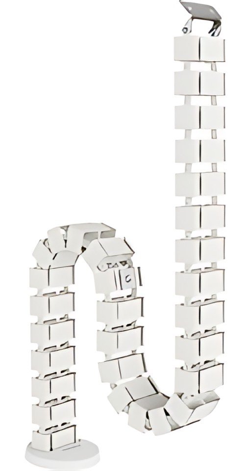 Fellowes Chemin de câble flexible CableSpine, blanc