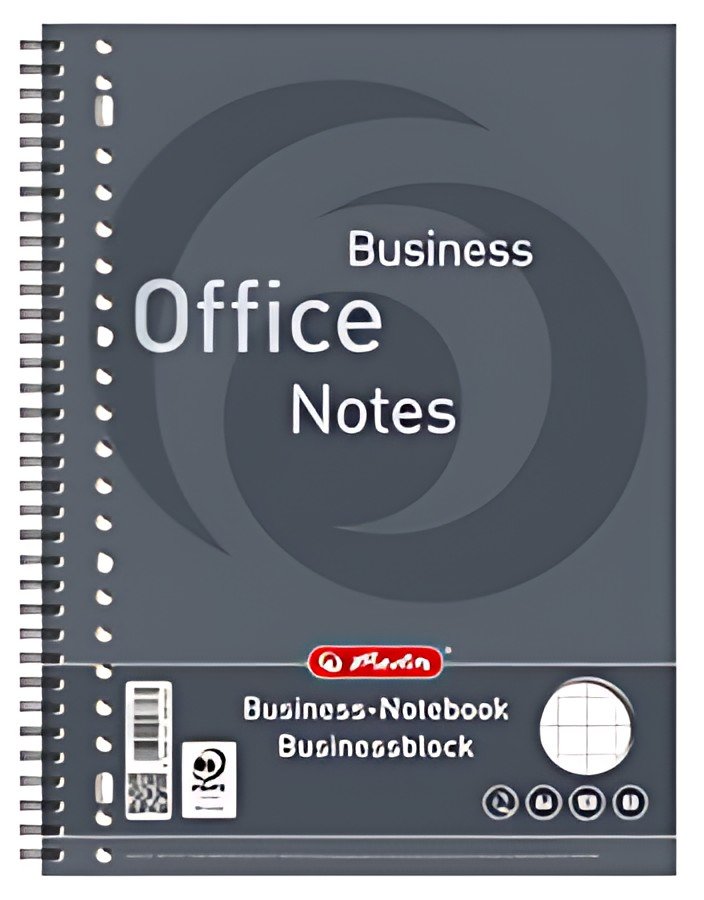 LANDRÉ Bloc business avec spirale sur la longueur, A4,