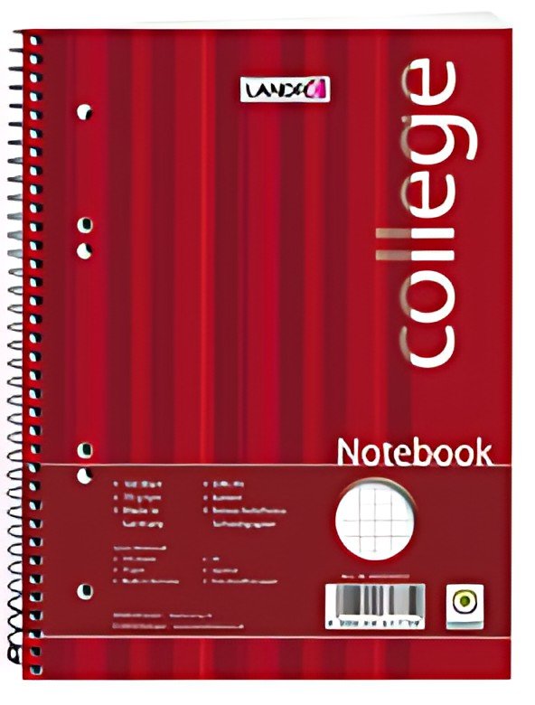 LANDRÉ bloc-notes "college", A5, 160 feuilles, quadrillé,