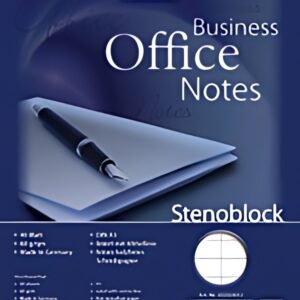 LANDRÉ Bloc sténo "WORK" A5, 40 feuilles, lignes moyennes